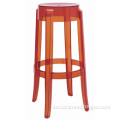 Modern Designer Italy Kartell Furniture Plastic Acrylic Stacking Bar Stool